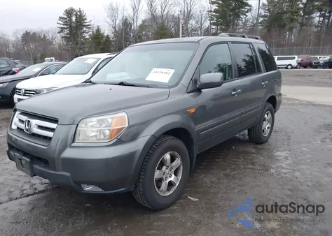 2007 Honda Pilot Ex из США, поврежденный, VIN 2HKYF18447H513246